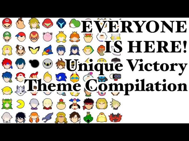 Super Smash Bros. Ultimate Unique Victory Themes (Pre-DLC)