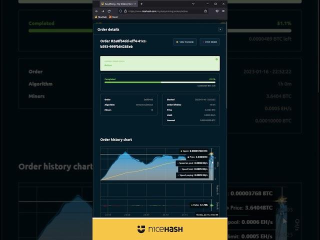 How to check your EasyMining package's hashrate?