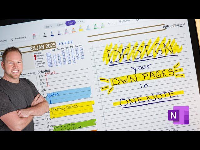 How I learned to Customize your Digital Planner in OneNote