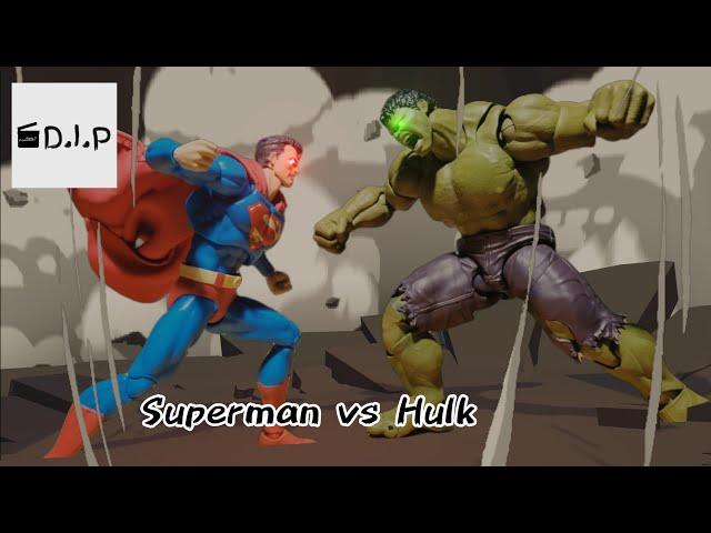 Superman Vs Hulk: The Immovable Object Meets the Unstoppable Force | stop-motion Animation |