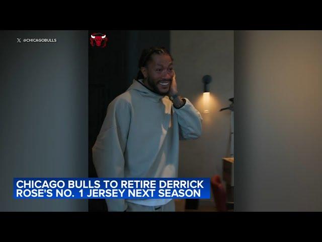 Chicago Bulls to retire Derrick Rose's No. 1 jersey next season