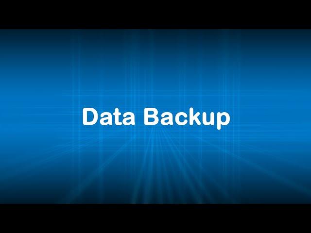 Data Backup