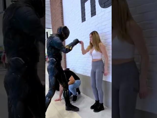 Blackpanther vs Iron man #jeezzai #funny #tiktok #shorts