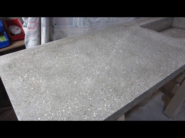 Sealing concrete countertop with Ghostshield 770