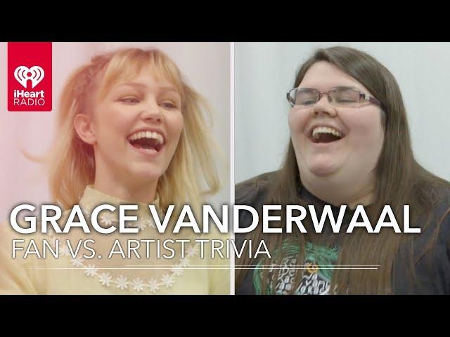 Grace VanderWaal Challenges Fan To Trivia About Herself! | Fan vs. Artist Trivia