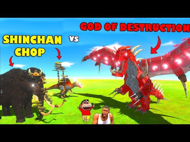 GOD of DESTRUCTION Destroyed MECHA MAMMOTH and ARMY KILLER in Animal Revolt Battle Simulator