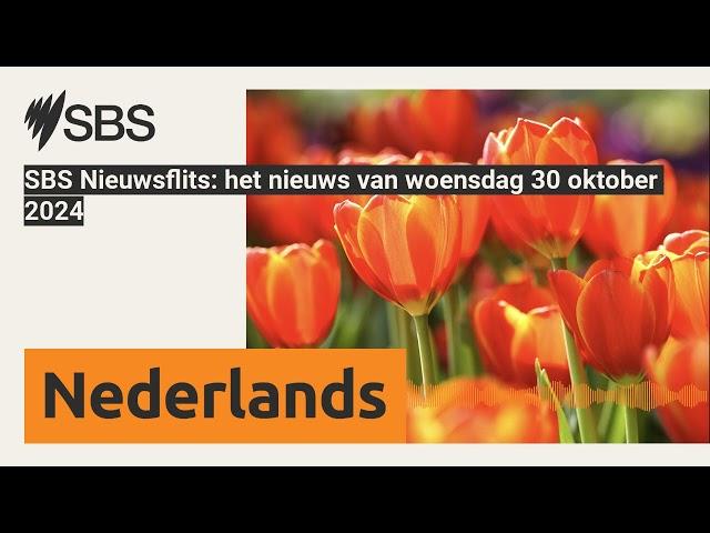 SBS Nieuwsflits: het nieuws van woensdag 30 oktober 2024 | SBS Dutch - SBS Nederlands