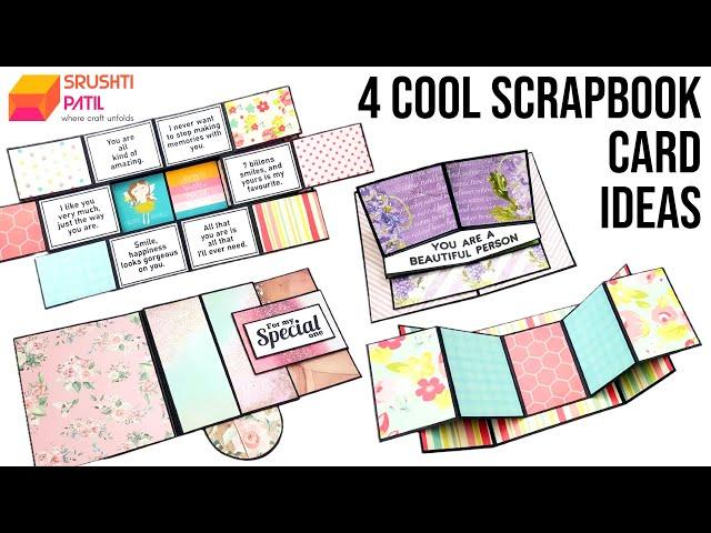 4 Cool Scrapbook Card Ideas by Srushti Patil