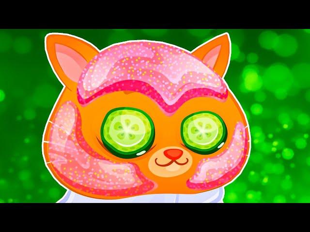 Суровый КОТИК БУБУ #56. Салон красоты. Маска для Бубу. Мультик ИГРА про котят на Игрули TV