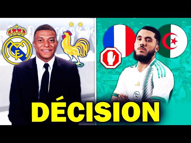 MBAPPÉ A PRIS UNE LOURDE DÉCISION AVEC L'ÉQUIPE DE FRANCE, CHERKI CHOISIT L'ALGÉRIE ? - ACTU FOOT