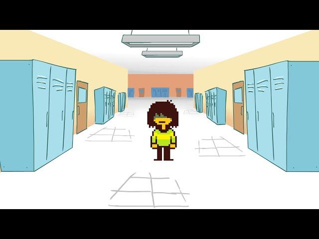 [Deltarune] Kris at the school