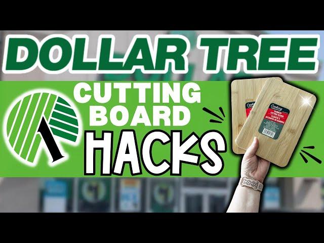 Grab DOLLAR TREE Bamboo Cutting Boards to make these Brilliant DIYS!  Easy Budget Home Decor
