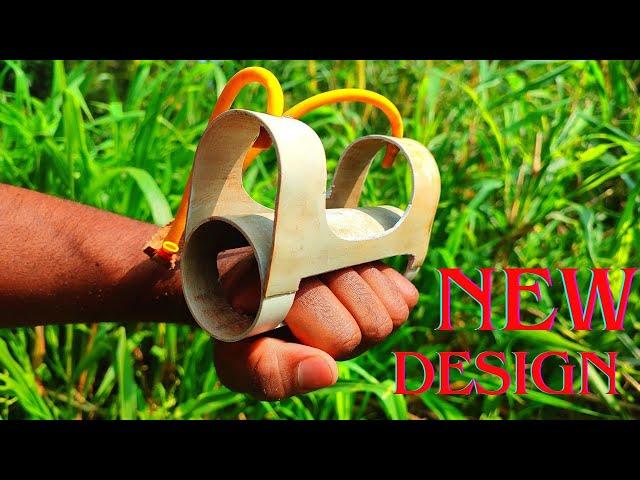 UNIQUE DESIGN - How To Make Unique PVC Slingshot || Simple Mathod To Diy Slingshot || Simple Design