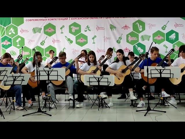Alexander VINITSKY - Fantasy JERUSALEM for classical guitar orchestra. leader Stanislav Saveliev.