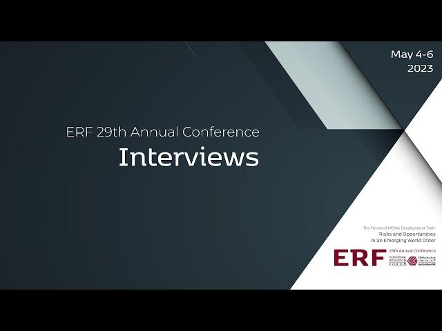 An Interview with Abla Abdel-Latif, Egyptian Center for Economic Studies, ERF29th Annual Conference