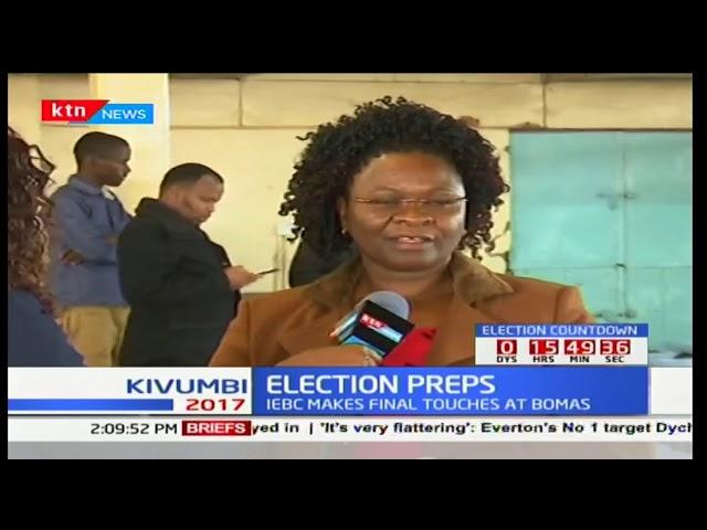 Preparations by returning officers in Nyeri