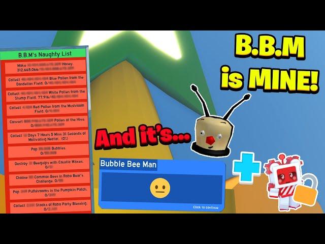 BBM Quest 2022 is MINE! + Unlocking Peppermint Cub Buddy! (Bee Swarm Simulator)