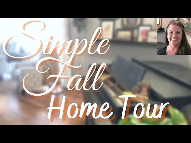 EASY Minimalist Budget Fall Home Tour: Cozy, Nature Inspired Decorating Ideas Thanksgiving & Fall