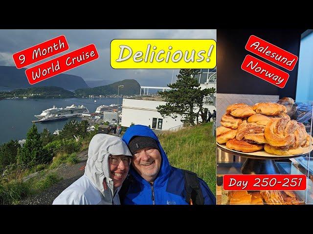 Norway’s #1 Attraction Aalesund Norway and the BEST Cinnamon Rolls!