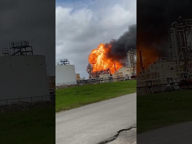 Industrial plant explosion in Pasadena, Texas