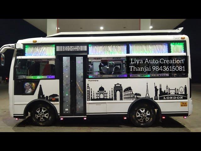 MAHINDRA CURZIO BS6 ALTER &#EXTRA FITTING WORK LIYA AUDIO CREATION & AUTO CREATION 9843615081