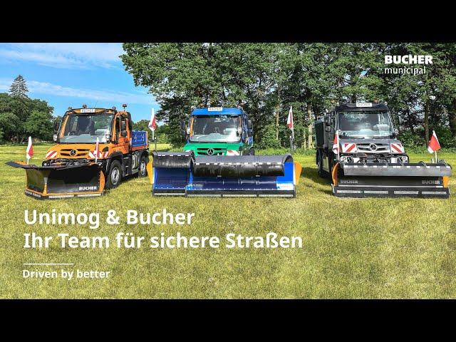 Bucher Municipal - Unimog & Bucher - Ihr Team für sichere Straßen