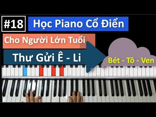 Fur Elise Beethoven - Instruction To Play The Piano | Easy To Learn