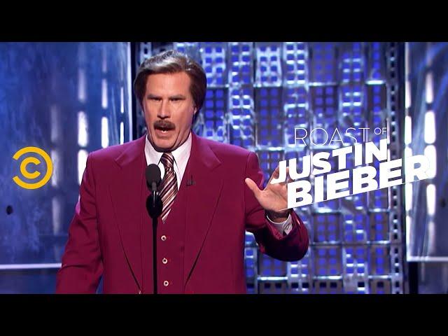 Roast of Justin Bieber - Ron Burgundy - A Star-Studded Evening  - Uncensored