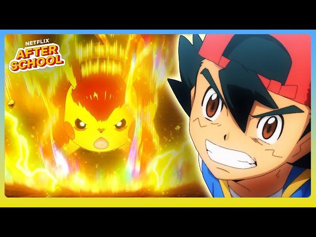 Ash & Pikachu’s FINAL Masters Eight Battle ️ Pokémon Ultimate Journeys | Netflix After School️