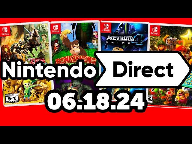 Nintendo Direct 6.18.2024 Predictions!