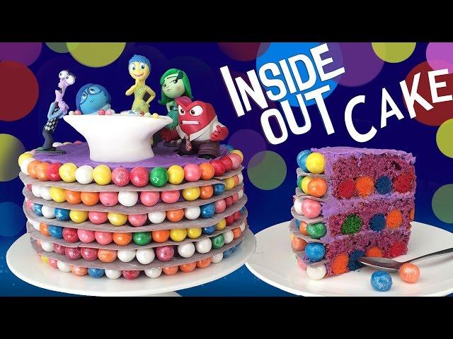 INSIDE OUT CAKE How To Cook That Ann Reardon Disney Pixar Movie Cake