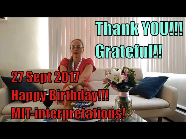 #4 MIT-interpretations Happy Birthday!!! TO YOU language providers