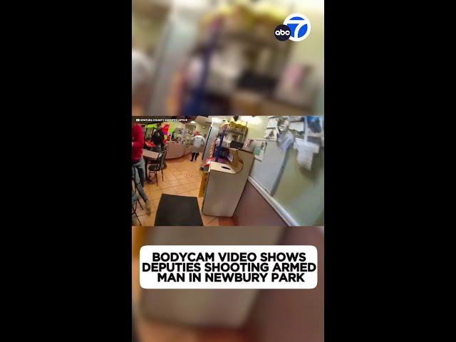 Bodycam video shows deputies shooting armed man in Newbury Park