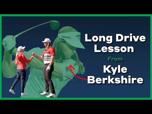 Long drive golf lesson from World Long Drive Champion Kyle Berkshire | Pros Teaching Joes