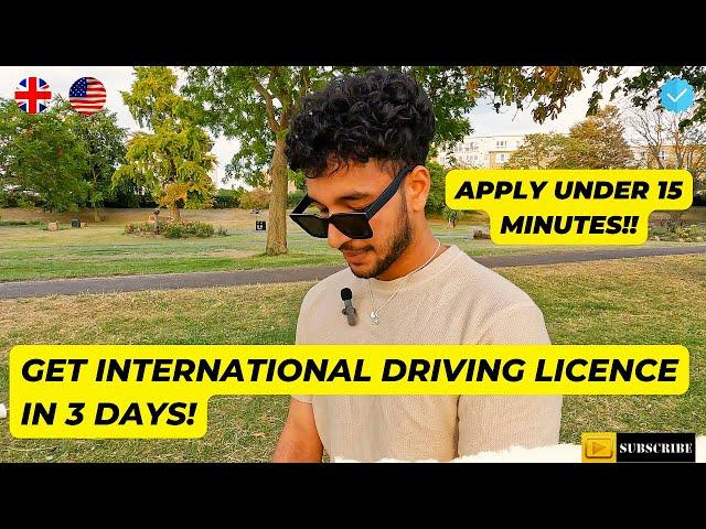 Apply For International Driving License Under 5 Minutes  | UK | 2024 | हिंदी