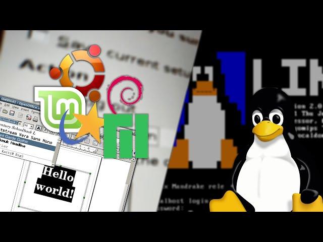30 лет Linux! Смотрим на первые версии некоторых дистрибутивов