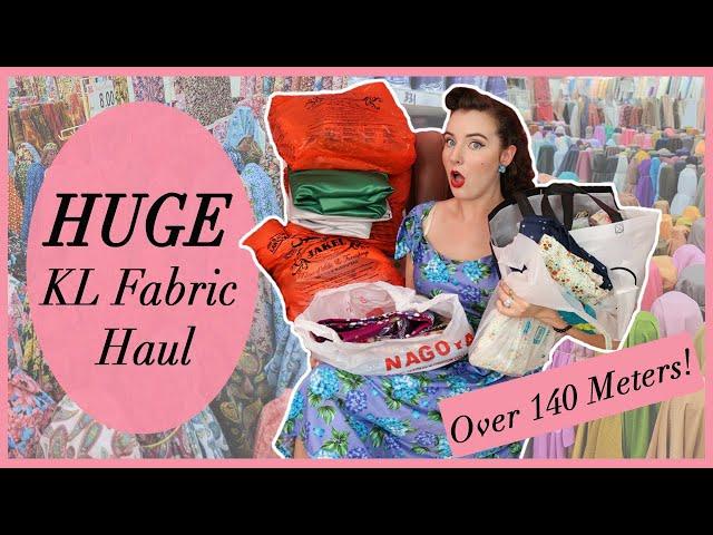 My MASSIVE Fabric Haul from KL - with Miss MonMon