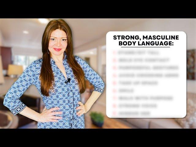 9 MASCULINE BODY LANGUAGE Tips To ATTRACT WOMEN (NO Touching)