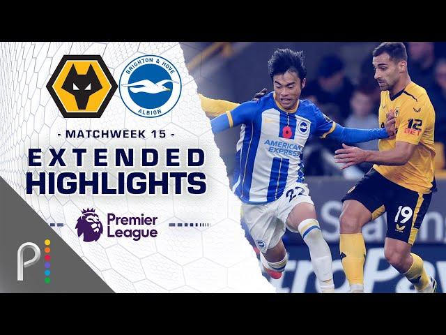 Wolves v. Brighton | PREMIER LEAGUE HIGHLIGHTS | 11/5/2022 | NBC Sports