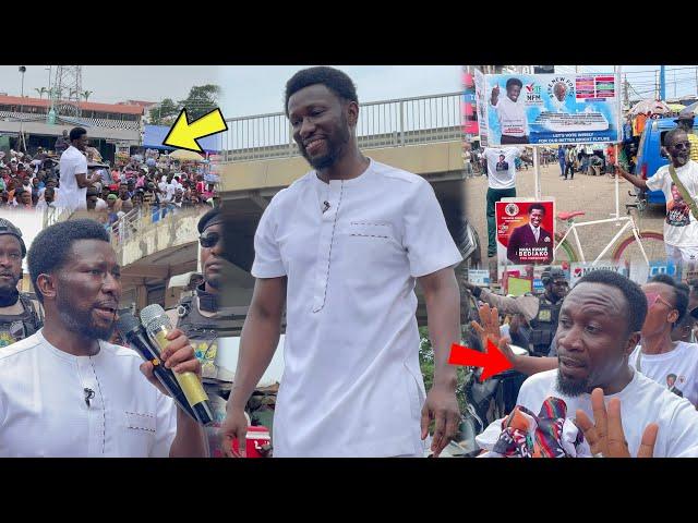 EiiCircle On Fire as Nana Kwame Bediako Cheddar Storms to continue his Campaign In Accra; Massive