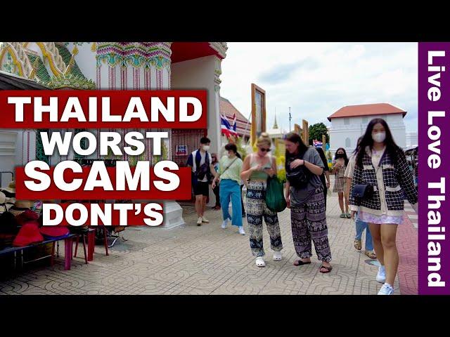 Thailand's Top Tourist SCAMS | Mistakes To Avoid #livelovethailand