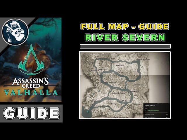 River Severn Map Complete Guide for Assassins Creed Valhalla River Raids Maps #2