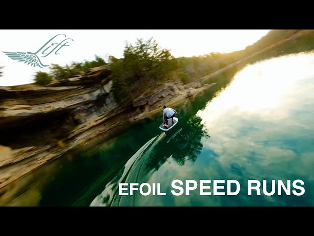 EFOIL SPEED RUNS | FPV