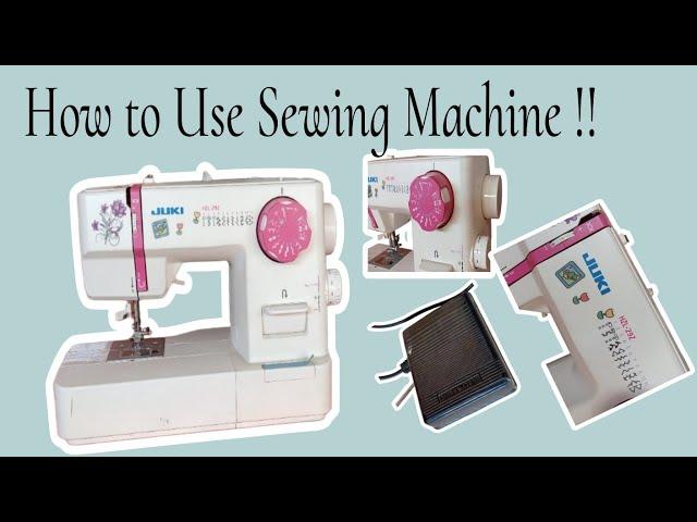 How to Use a Sewing Machine | Begginers guide to sewing | Step by step sewing tutorial