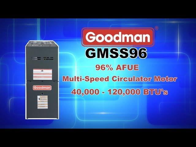 Goodman GMSS96 96% AFUE Single Stage Upflow Gas Furnace