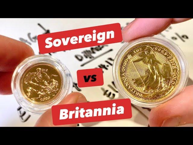 Gold Sovereign vs 1oz Gold Britannia bullion coin (Royal Mint) Best way to invest in gold in the UK?