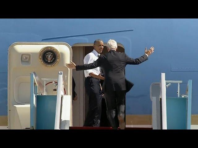 President Obama: "C'mon Bill, let's go"