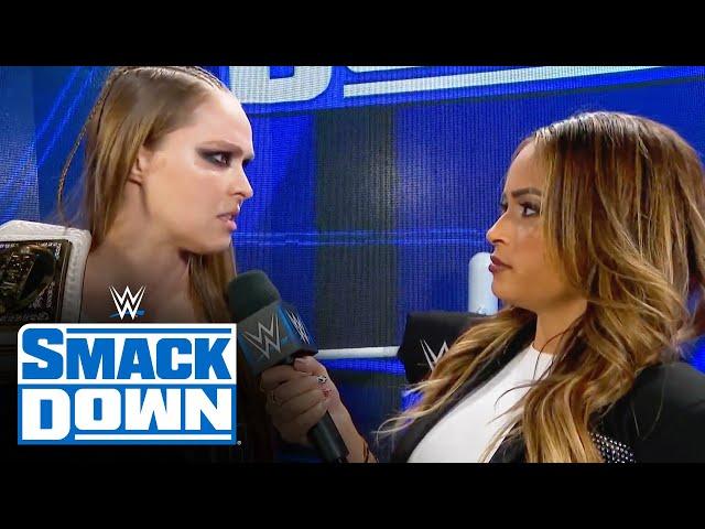 Ronda Rousey rejects the WWE Universe: SmackDown, Oct. 21, 2022