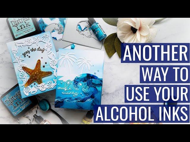 Another Way to Use Your Alcohol Inks: Sick, Again