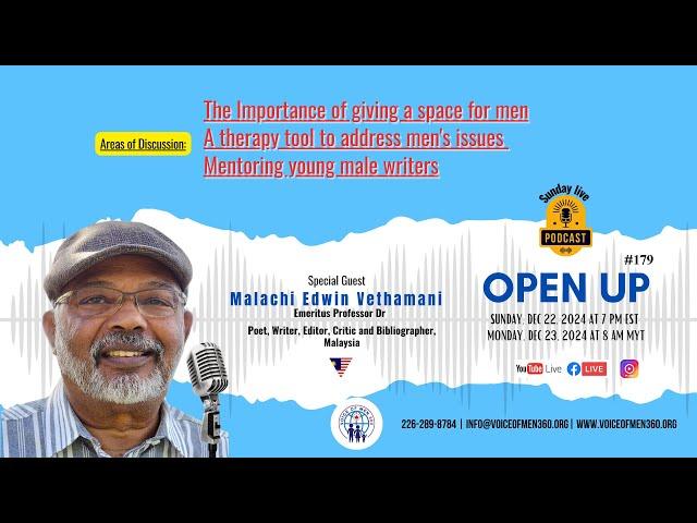 The Life Journey of Malachi Edwin Vethamani | Open Up - Live Talk Show | Episode #179